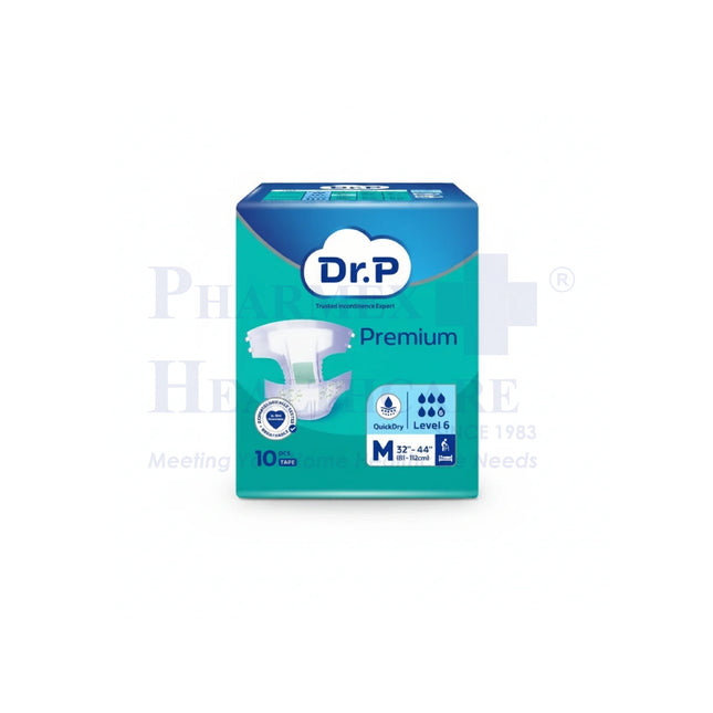 Dr. P Premium Level 6 Tape Adult Diapers (3 Available Sizes)