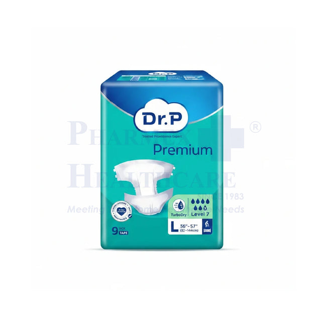 Dr. P Premium Level 7 Tape Adult Diapers (3 Available Sizes)