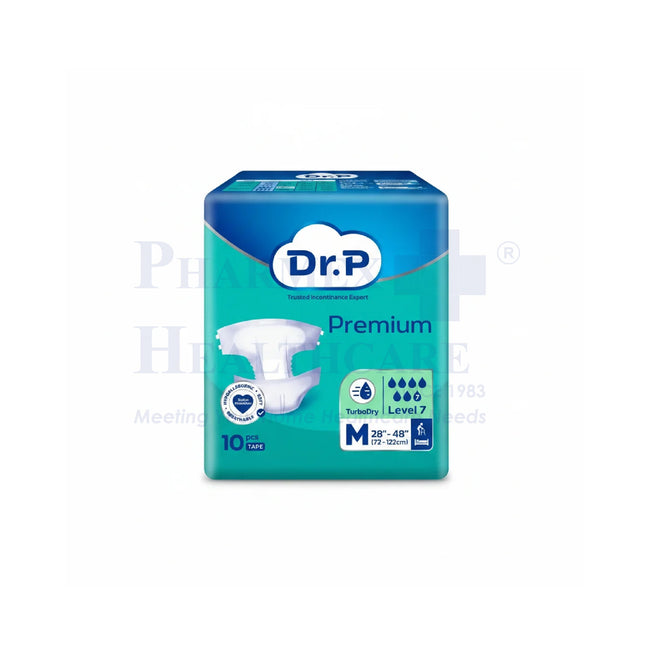 Dr. P Premium Level 7 Tape Adult Diapers (3 Available Sizes)