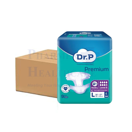 Dr. P Premium Level 8 Tape Adult Diapers (3 Available Sizes)