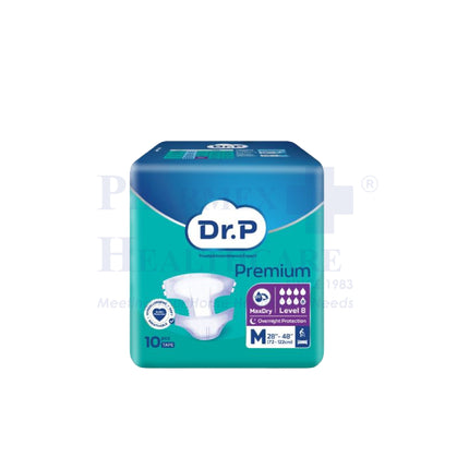 Dr. P Premium Level 8 Tape Adult Diapers (3 Available Sizes)