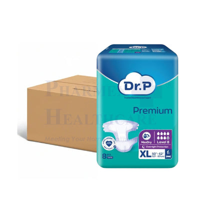 Dr. P Premium Level 8 Tape Adult Diapers (3 Available Sizes)