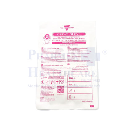 GREAT GLOVE Sterile Surgical Gloves | Powder-Free