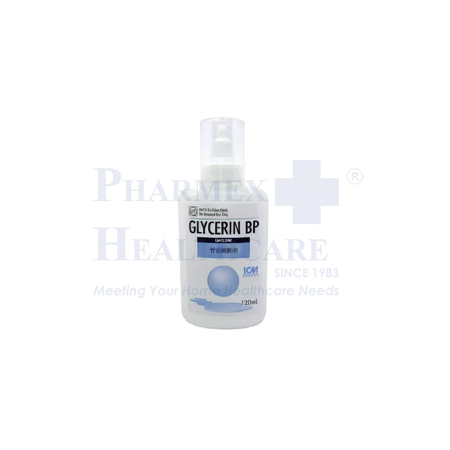 ICM PHARMA Glycerin BP, 120ml, 1 Btl