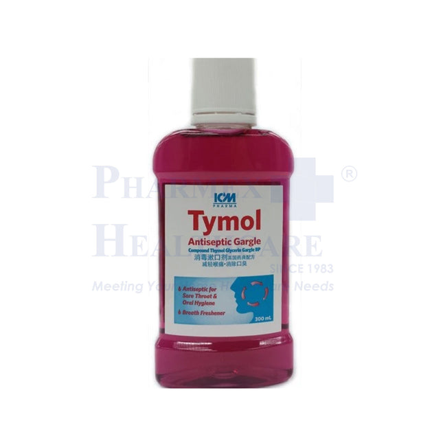 ICM PHARMA Tymol Antiseptic Gargle, 300ml, 1 Bottle