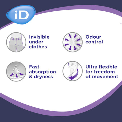 ID Discreet Light Extra Plus, 10's/Bag