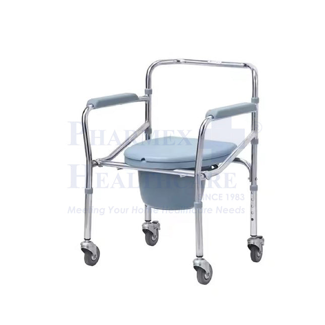 KY Chrome Steel Commode