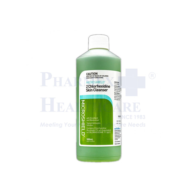 Microshield Skincare Cleanser w/2% Chlorhexidine, 500ml