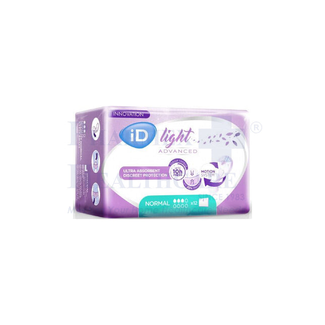 ID Light Advanced Normal, 28cm x 10cm, 12's/Bag