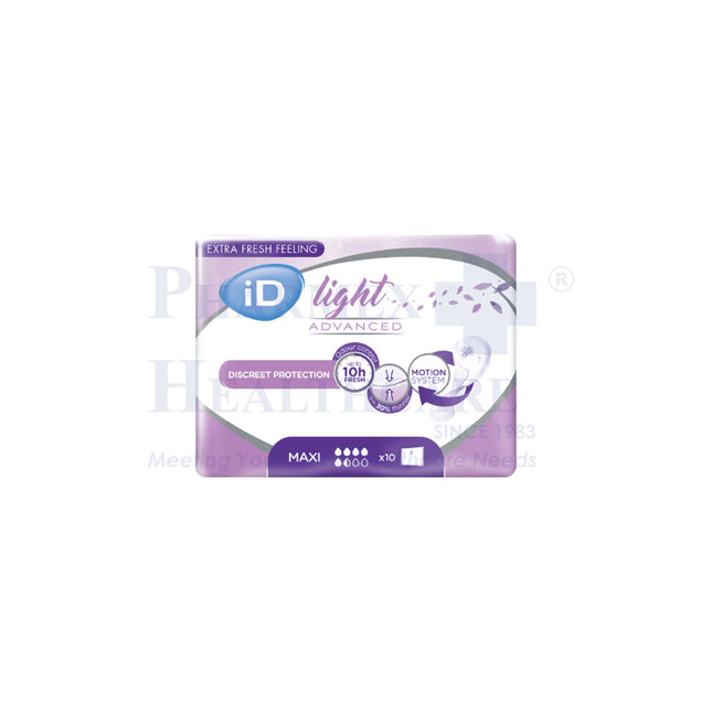 ID Light Advanced Maxi, 40.5cm x 12.5cm, 10's/Bag