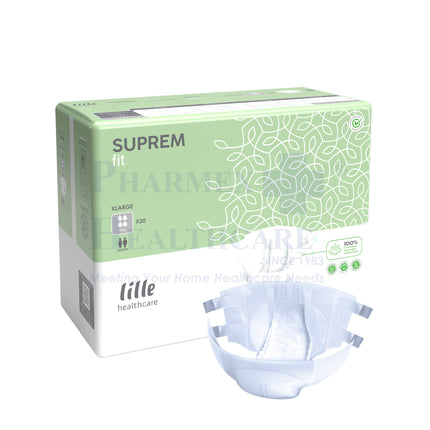 LILLE SUPREM Fit Adult Diapers, Grey Maxi