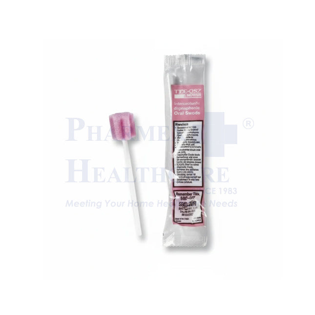 Oral Swab Stick Pink  Toothette  , 250 Pcs/Bag