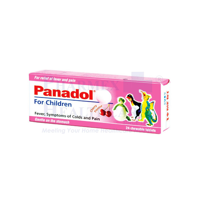 Panadol Chewable Tablets for Children, 24s/Box (Single / Twin Pack)