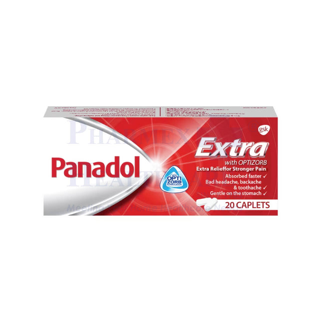 Panadol Extra With Optizorb, 20s/Box (Single / Twin Pack)