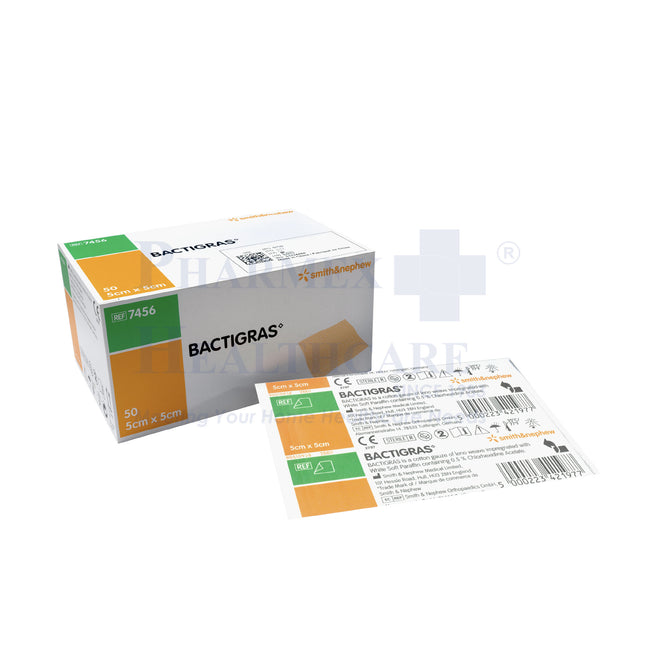 SMITH & NEPHEW Bactigras Medicated Paraffin Gauze Dressing, 1 Pcs