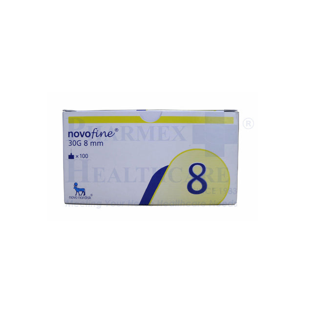 Syringe, Insulin, Disposable Pen Needle  Novofine  , 30G needle, 0.3 x 8mm, 1 Box