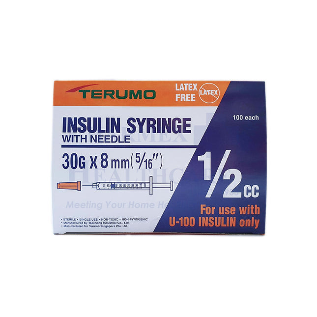 TERUMO Insulin Syringe with Needle (4 Sizes)