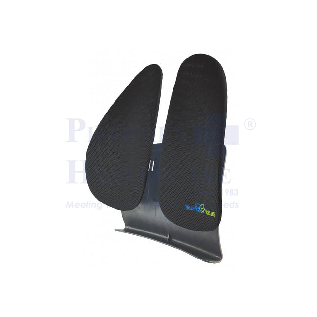 TRUE RELIEF Double-wing Ortho-Lumbar & Back Support with Adaptive Spring Suspension + Mesh Cover (Available in 2 colors )