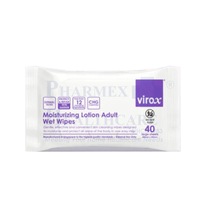 VIROX Moisturizing Lotion Adult Wipes