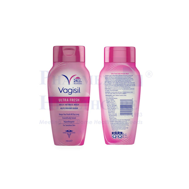 Vagisil® Patented Odour Control Technology Ultra Fresh Feminine Wash 240ml