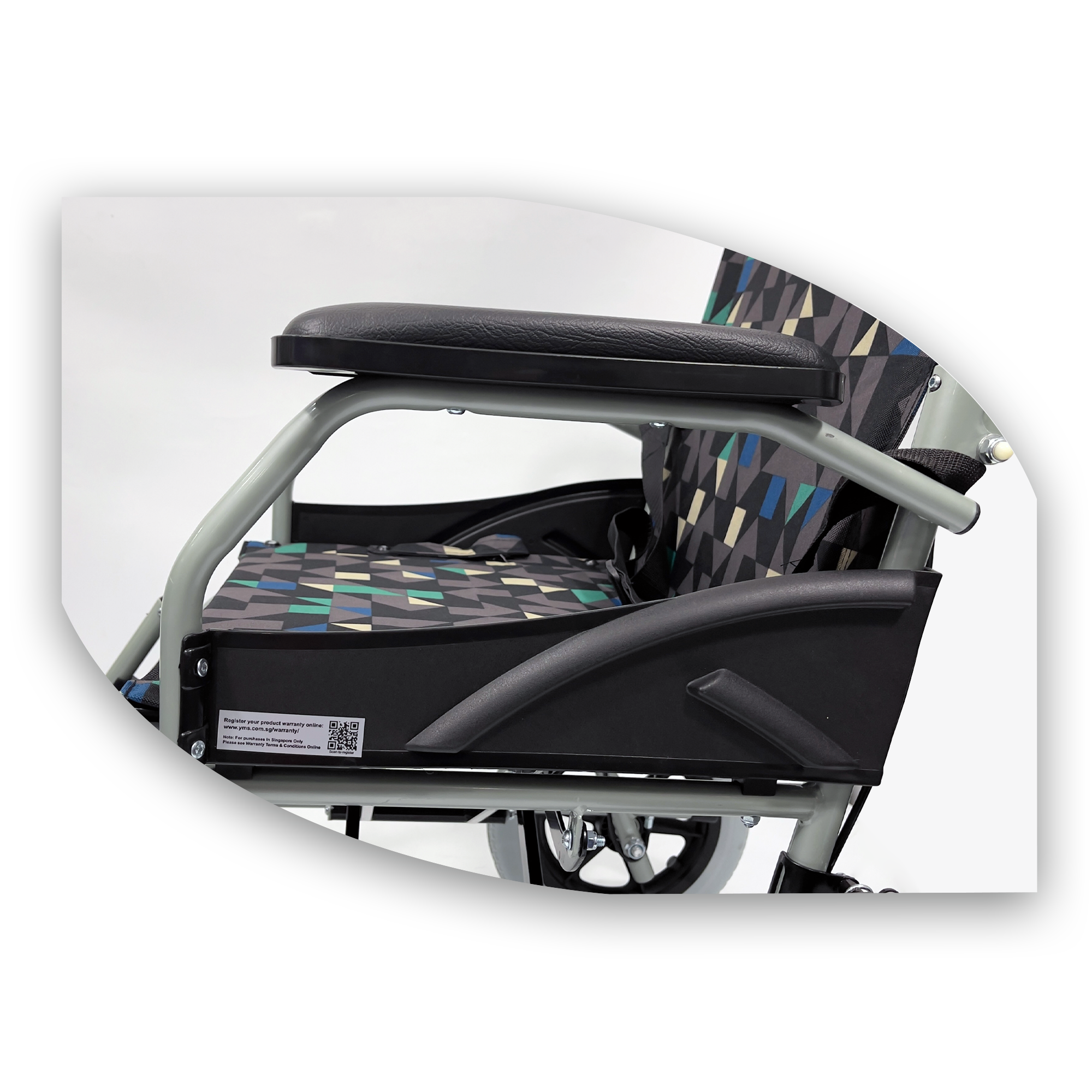  -ASSURE REHAB Pushchair with Flip-Up Footrest