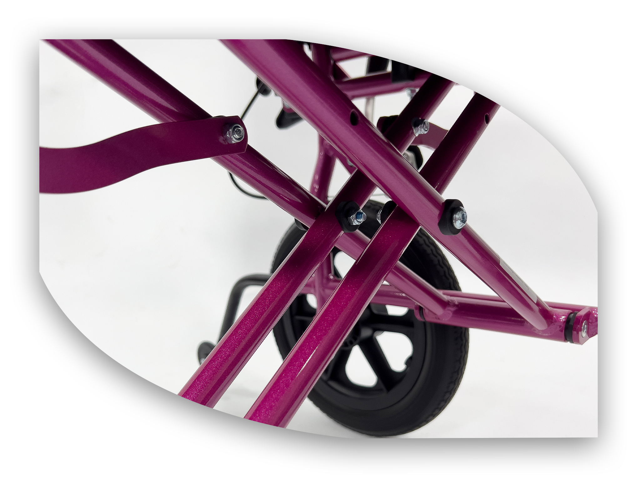 assure rehab lightweight aluminium foldable pushchair singapore